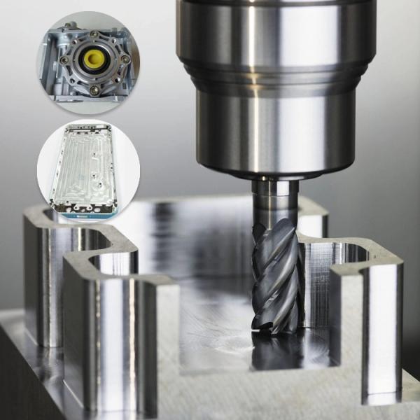Aluminium CNC End Mill Cutter High Precision Metal Cutting End Mills