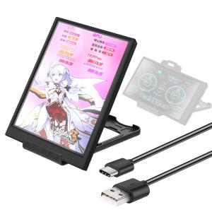 Wholesale 3.5 Inch IPS Type-C Secondary Screen Computer CPU GPU RAM HDD Monitor USB Display For Freely AIDA64 mini monitor from china suppliers