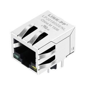 Wholesale Halo HFJ11-RP44E-L12RL Compatible LINK-PP LPJ0190GENL 10/100 Base-T Tab Down Green/Yellow Led Single Port PoE Ethernet RJ45 Network Socket from china suppliers