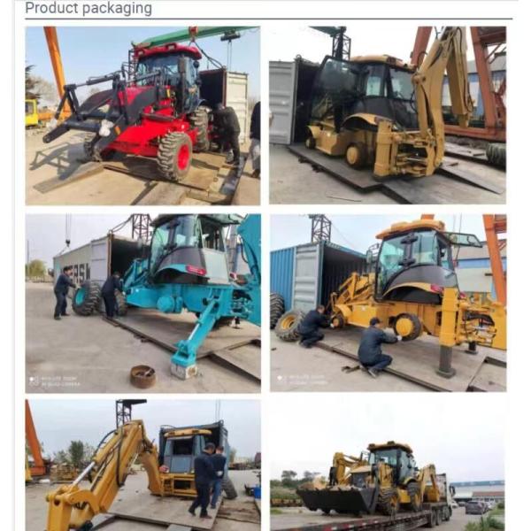 4x4 Retroexcavator Loader with WEICHAI Engine and Hydraulic Valve Integration