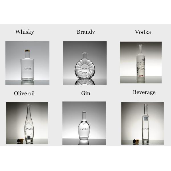 Square Custom Design Animal Shaped 500ml 750ml Glass Bottle for Brandy Whisky Vodka