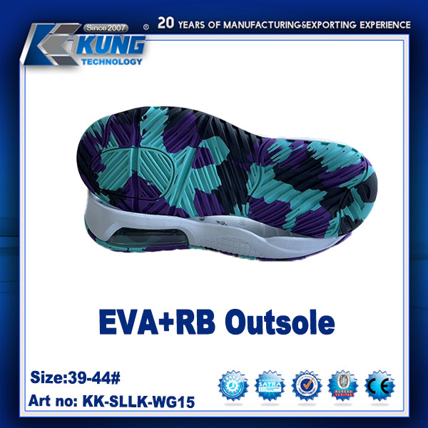 39 - 44 Size RB EVA Sneaker Outsole High Elastic Non Slip