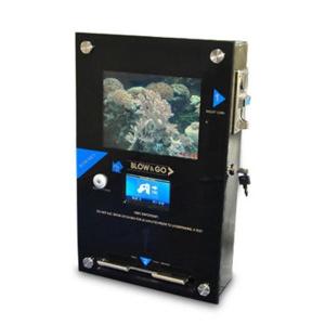 Coin-operated Breathalyzer with Fuel Cell Sensor, Designed with LCD Advertising Player Bre
