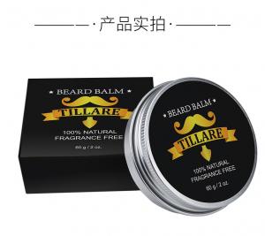 China Private label balm wax cream ointment with natural Ingredient and Organic Oils mens organic beard care beard balm on sale