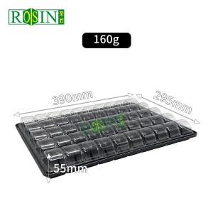 Wholesale Customized Transparent Macaron Box Eco Friendly Hinged Clamshell Lightweight from china suppliers
