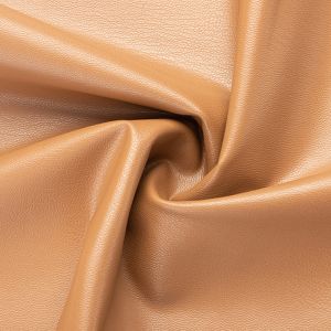 Wholesale Smooth Garment PU Leather Knitted Four Sided Elastic Faux Leather from china suppliers