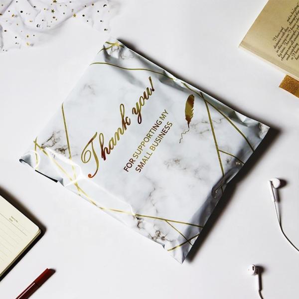 Customizable Gift Poly Mailer Bags With Color Pattern Waterproof Post Bags