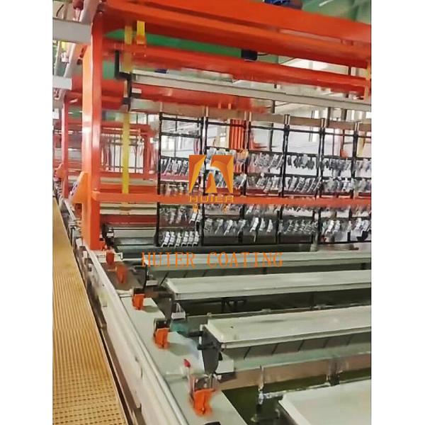 PLC Controlled Electroplating Production Line With Intermittent Mode And Safety Features