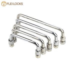 Wholesale Chrome Plated Stainless Steel Handles , Folding Pull Handle For Electric Cabinet from china suppliers
