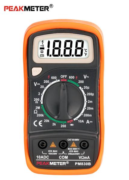 Quality High Accuracy Digital Multi Tester , Capacitance Meter Professional Digital Multimeter for sale