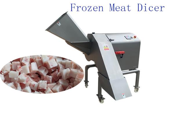 Quality 5.5KW Frozen Meat Processing Machine Block Cube Dicer for sale