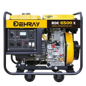 Open Frame 5KW Power  Portable Silent Deisel Generators With CE Certification