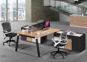 Wholesale T Shape Modular Office Partition Workstation Melamine Board Materials from china suppliers
