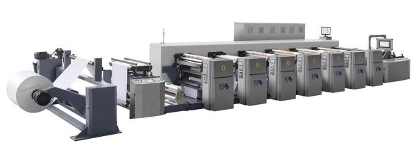 High Speed Servo Control 6 Color Flexo Printing Machine with Customization