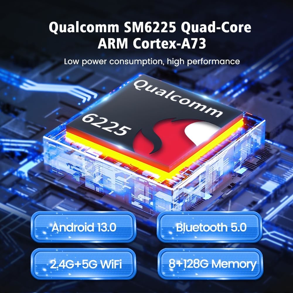 Android 13 HDMI Output TBox UHD Wireless Adapter CarPlay Android Auto AI Box SM6225 8G 128Gb Support Youtube Netflix