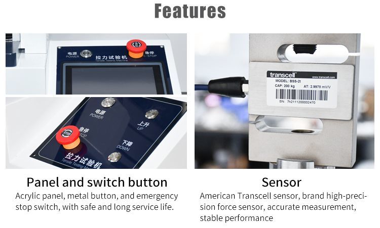 High Quality Custom Design Single-Column Servo Universal Material Tensile Test Machine