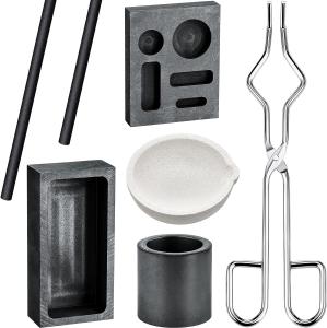 Wholesale Graphite Torch Melting Casting Kit, Including 2 Graphite Crucible Stir Stick, Graphite Casting Mould 5-In-1 Graphite from china suppliers