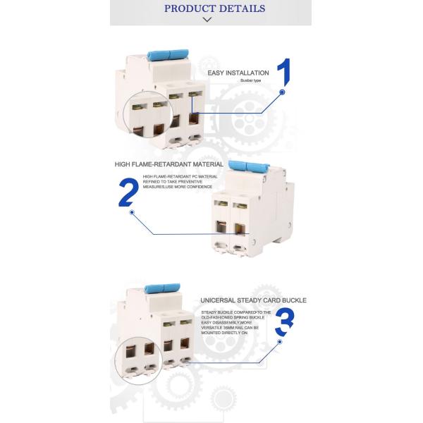 NBSB6-63LM Type C Rcbo 32 Amp Automotive Circuit Breaker