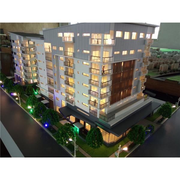 Mini Architecture Maquette Model , Commercial Machine Cut Villa 3D Model