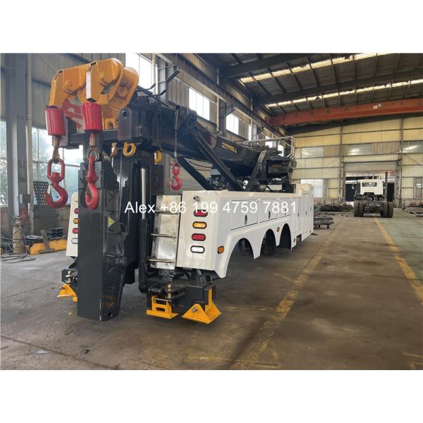 110000 Lbs. Heavy Duty Rotator Wrecker Body With Continuous Rotation Recovery Boom