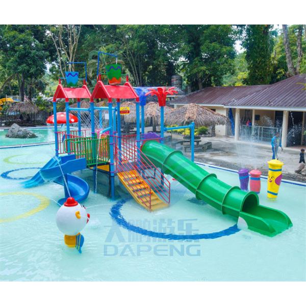Colorful Playground Water Slide Children Fibreglass Pool Slide RoHS Approved