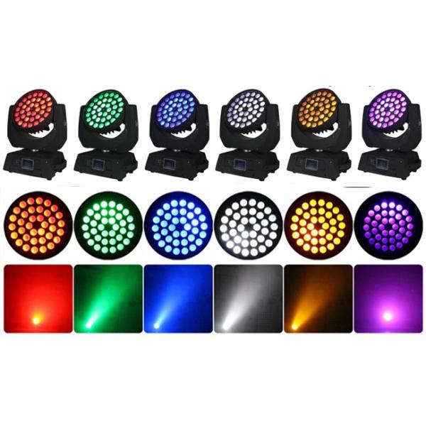Lyre Led 36*10W RGBW 4IN1 RGBWA+UV 6IN1 Zoom Rainbow Effect Led Moving Wash Light DJ Night Club Light DMX512 Control