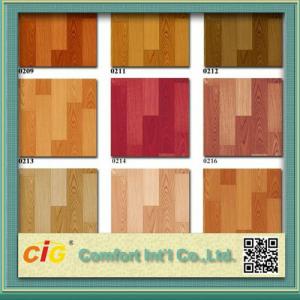Wholesale Wood Grain Artos PVC Floor Covering , PVC Sports Flooring Waterproof and Oilproof from china suppliers