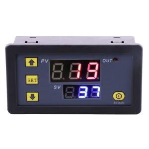 Wholesale 24v Thermostat 10a Digital Led Dual Display Cycle Delay Timer Relay 0-999hours from china suppliers
