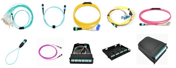 Double Rail Design MPO Patch Panel For Computer Centers Databases Lightweight