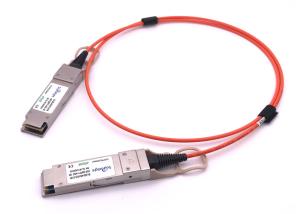 China 3.3~5.5 v 40gbase Aoc Qsfp+ Direct Attach Cable on Om3 Fiber , 40G QSFP+ AOC on sale