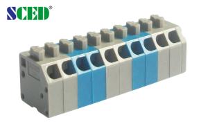 Wholesale Durable High Voltage Screwless Spring Clamp Terminal Block 300v 10A from china suppliers