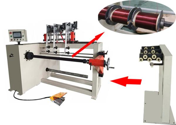 Quality Three Head Copper Wire Automatic Coil Winding Machine With PLC Control System for sale