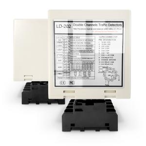 Wholesale 17 Dip Switch Dual Channel Loop Detector 15μH-2000μH Self Turning Range from china suppliers