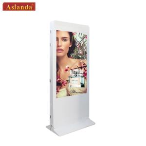 Dual Screens Stand Alone Digital Signage Cloud Based Remote Digital Signage Display Monitor