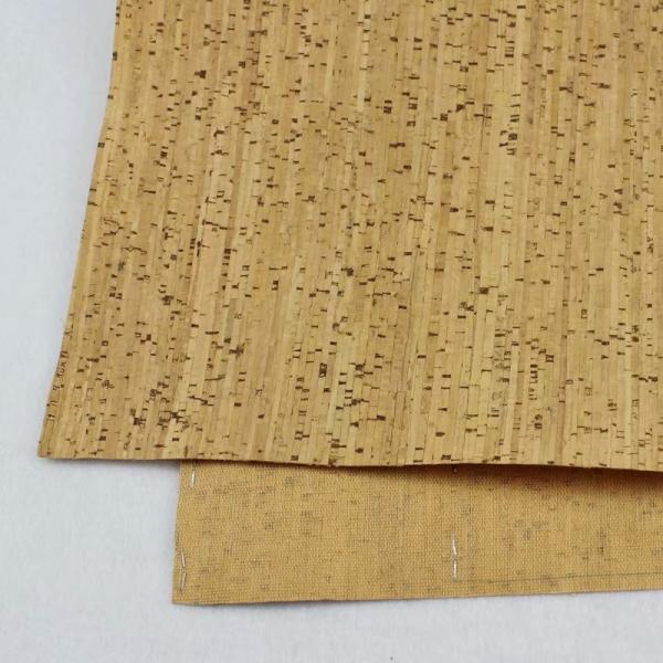 China Factory Hot Popular Nature Cork Fabric/Leather for Sofa Upholstery and Decorative Use