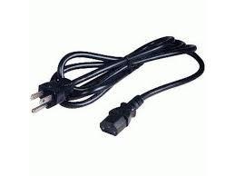 China North American 3 Pin Power Cord , Black Computer Monitor Power Cord on sale