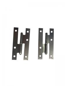 China Self Color Uppolished Iron Flat Tip 140mm H Hinges For Doors on sale