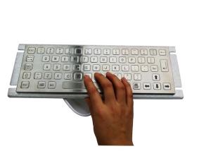 Wholesale Metal 64 Key Side Panel Mount Keyboard With Flat Personalized Layout Durable from china suppliers