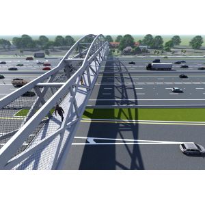 Wholesale Crossing Peace Pedestrian Overpass Bridge Design Segmental Preassemble Railway Road from china suppliers