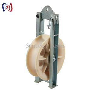 Wholesale Overhead Line Single Sheave Conductor Stringing Triple Pulley Block from china suppliers
