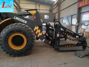 Wholesale 5 Ton Wheel Loader log Grapple 1.8CBM Front End Wheel Loader with log grapple wheel loader grapple attachments from china suppliers