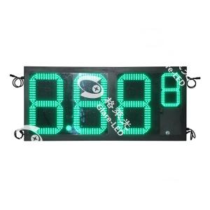 IP65 Waterproof 20 Inch 7 Segment LED Display Gas Changer for Outdoor Advertising