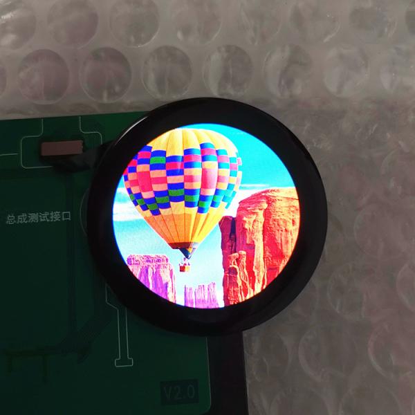 1.3 Inch Round AMOLED Display Module With Touch Panel, 360X360 Resolution QSPI