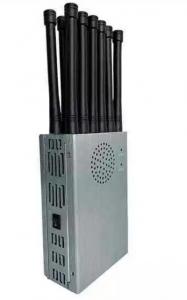 China CDMA /GSM/3G/4G/5G 10CH Mobile Phone Signal Jammer GPS WIFI 15m on sale
