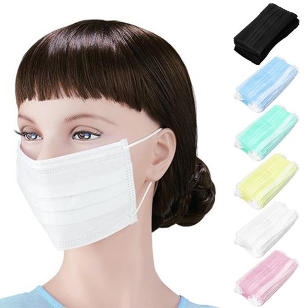 3 Ply Non Woven Disposable Earloop Face Mask CE FDA Approved