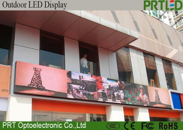 Quality P6 Outdoor Advertising LED Display Board With Synchronous Asynchronous Software for sale