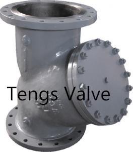 Wholesale API CL300 Cast Steel Industrial Flanged Strainer Y Type, Ansi 300 LB Y (Wye) Strainer Filter from china suppliers