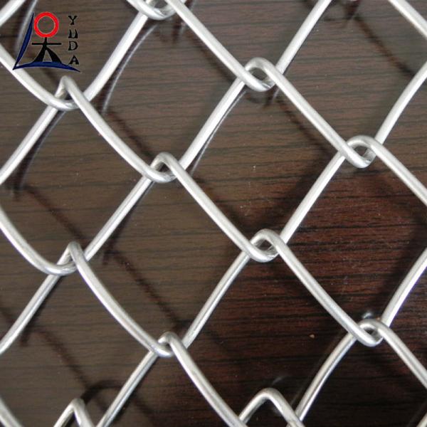 Diamond Temporary Chain Link Fence Gate Pvc Coated Privacy Cyclone Iron Wire Mesh