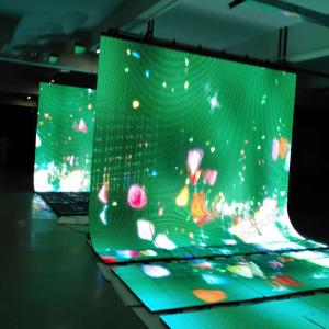 Adjustable Brightness P10 Flexible Led Wall Display Screen Front And Rear Maintenance