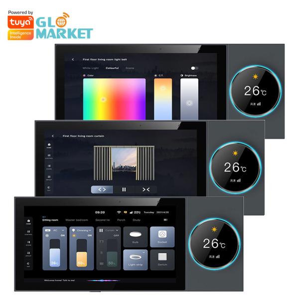 Glomarket Tuya Wifi Smart 6 Inch Control Panel Multi-Function Built In Zigbee